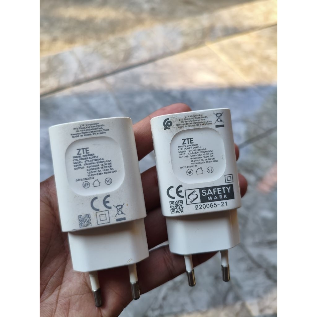 Adaptor ZTE Nubia Neo 5G 22.5W original second/bekas/Preloved