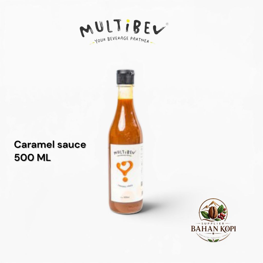 Multibev Caramel Sauce 500ml - Sauce topping - Caramel sauce 500ml