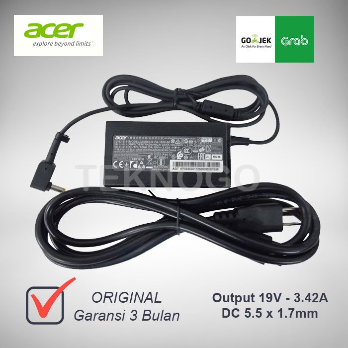 Adaptor Charger PC All in One Acer Aspire C24 1650 D20W4 AIO 19V 3.42A 65W Original