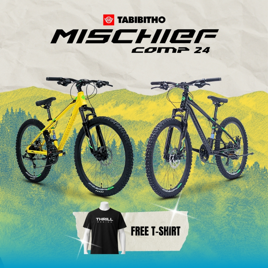 SEPEDA GUNUNG 24 MTB TABIBITHO MISCHIEF COMP - FRAME ALLOY