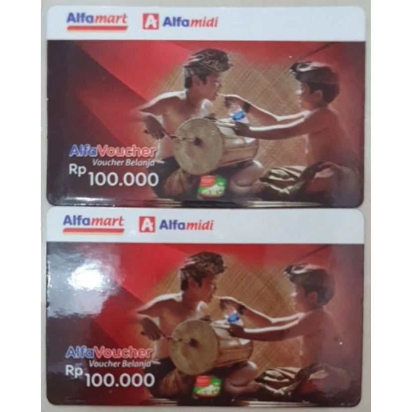 Voucher Alfamart 100 ribu