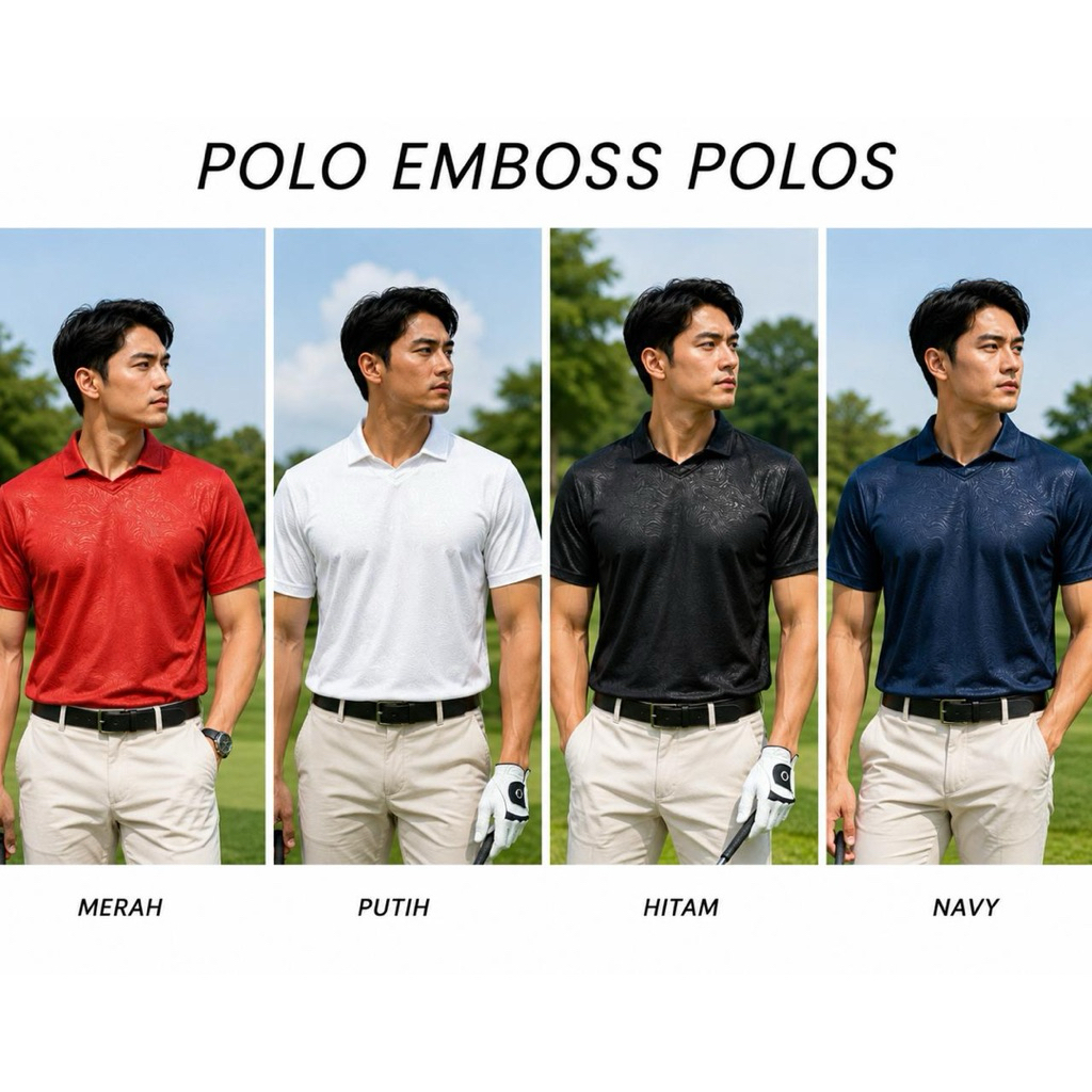 Jhsportwear Jersey Polo Embos Topo