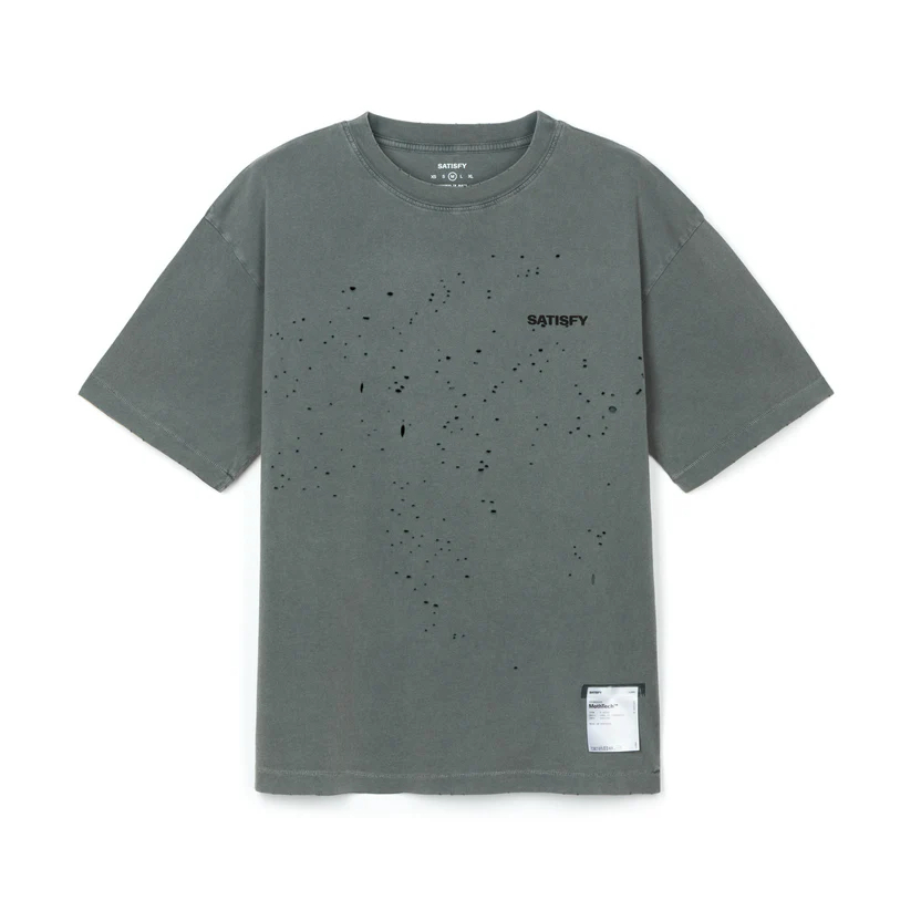 Tshirt - Satisfy MothTech Satisfy Running Faded Black