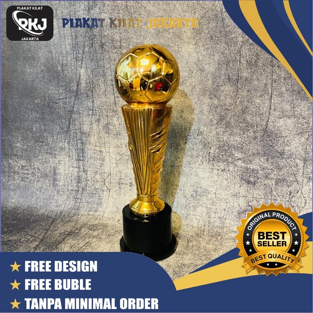 Trophy Sepak Bola, Piala Bola Volly, Trophy Bola Basket, Piala Resin Custom Murah