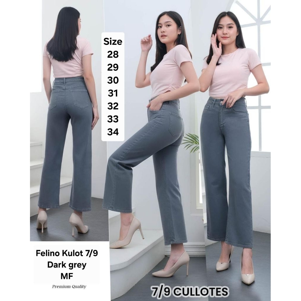 FELINO KULOT 7/9 DARK GREY