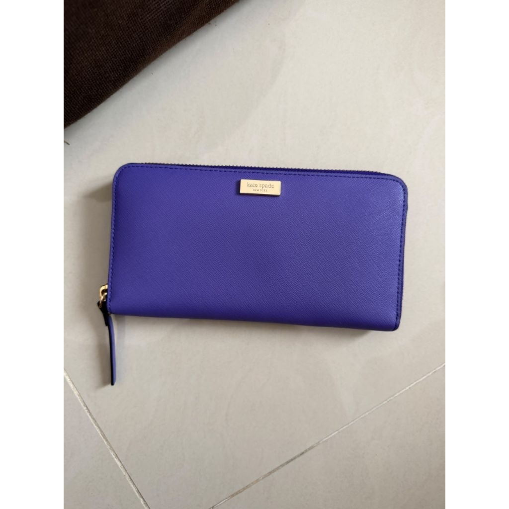 katespade wallet dompet ungu purple