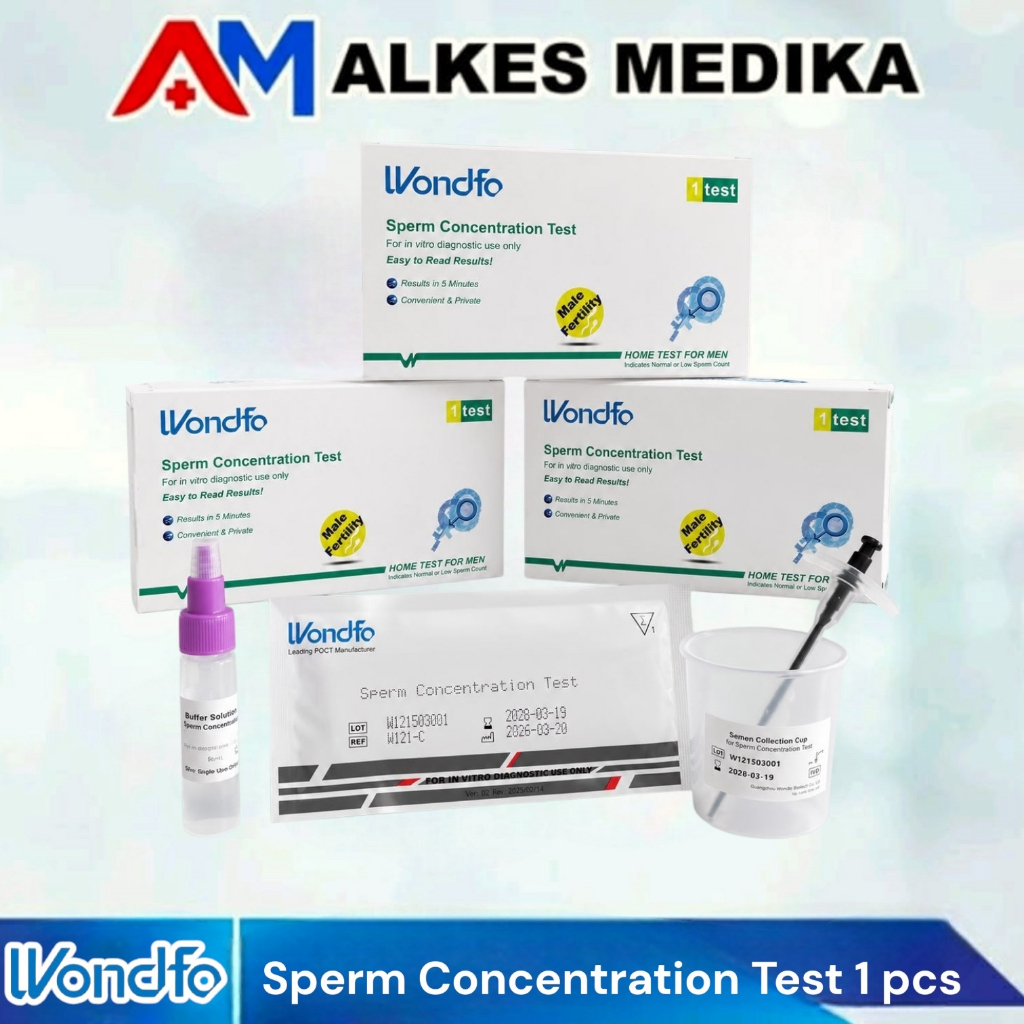 Per Pcs - WONDFO Sperm Concentration TestMembantu dalam menentukan status kesuburan pria