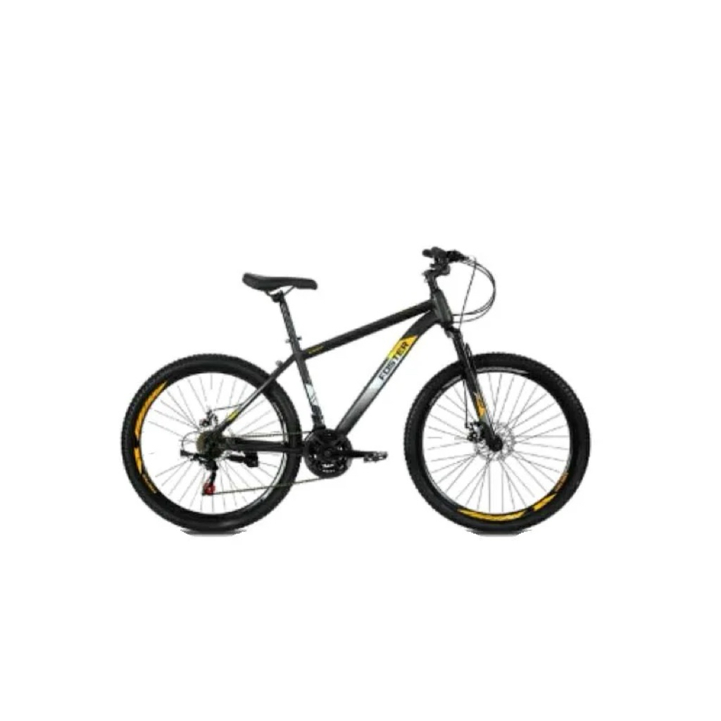 Sepeda Gunung MTB 26 Inch Biru Dewasa Frame Besi 21 Speed