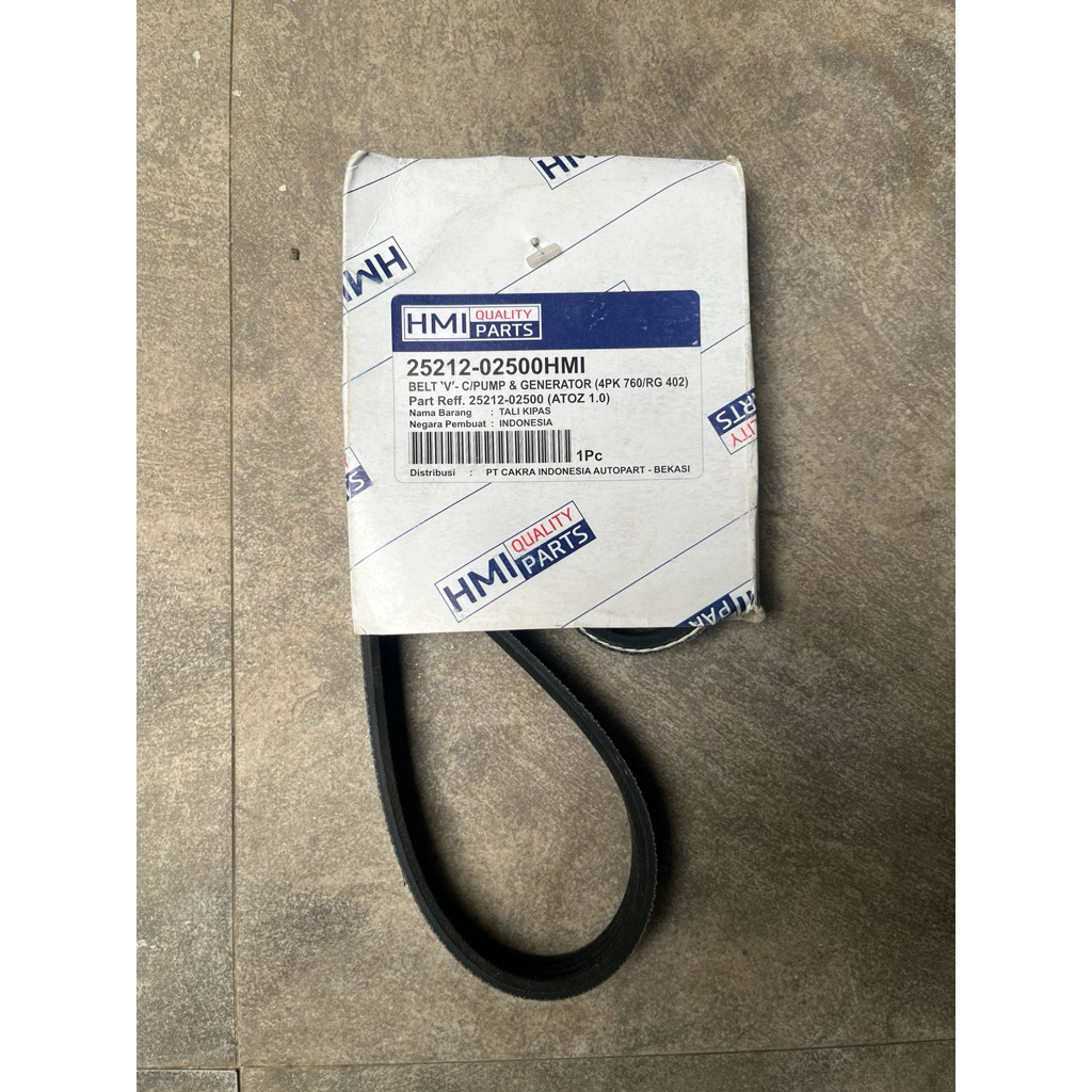 Tali kipas hyundai atoz fan belt 4pk 760