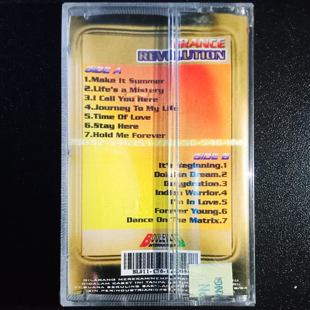 KASET PITA SEGEL TRANCE REVOLUTION