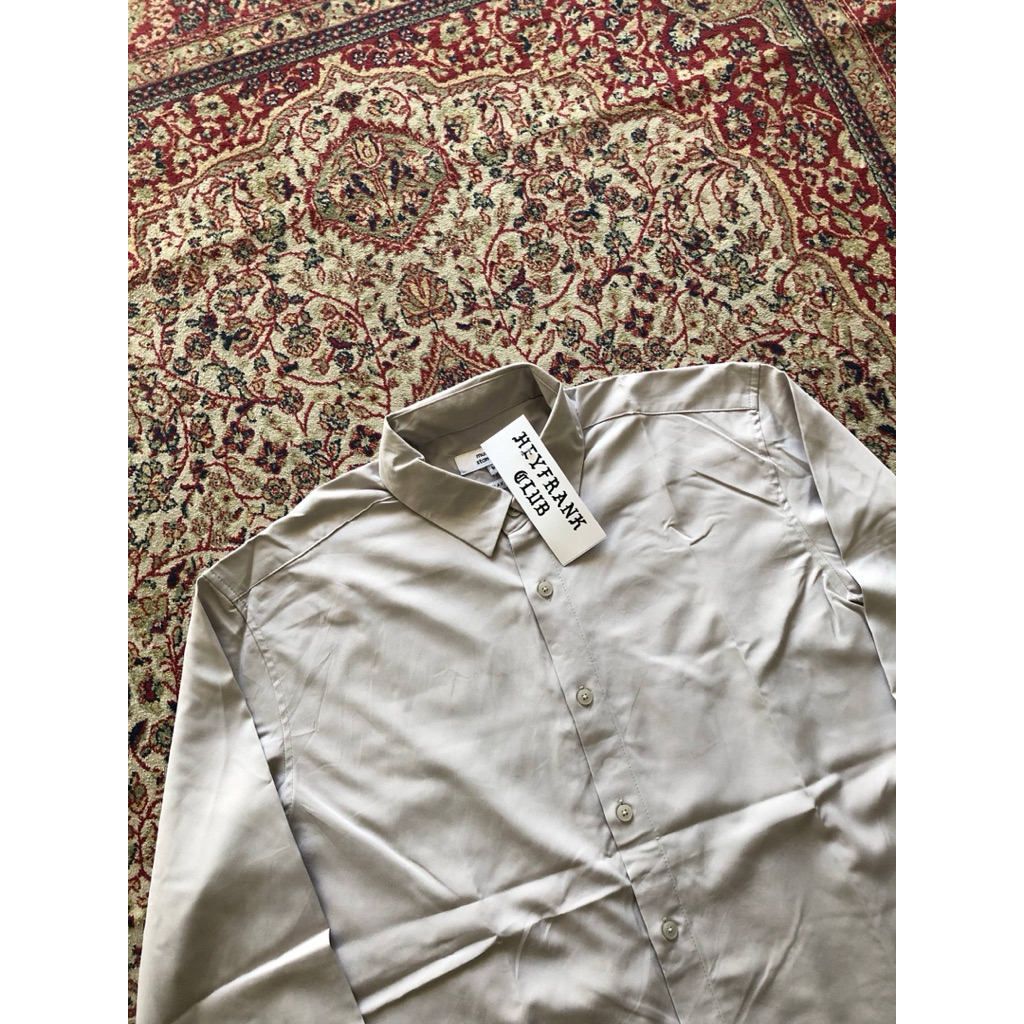 Kemeja Musinsa standard korean streetwea caual work shirt Hi338a