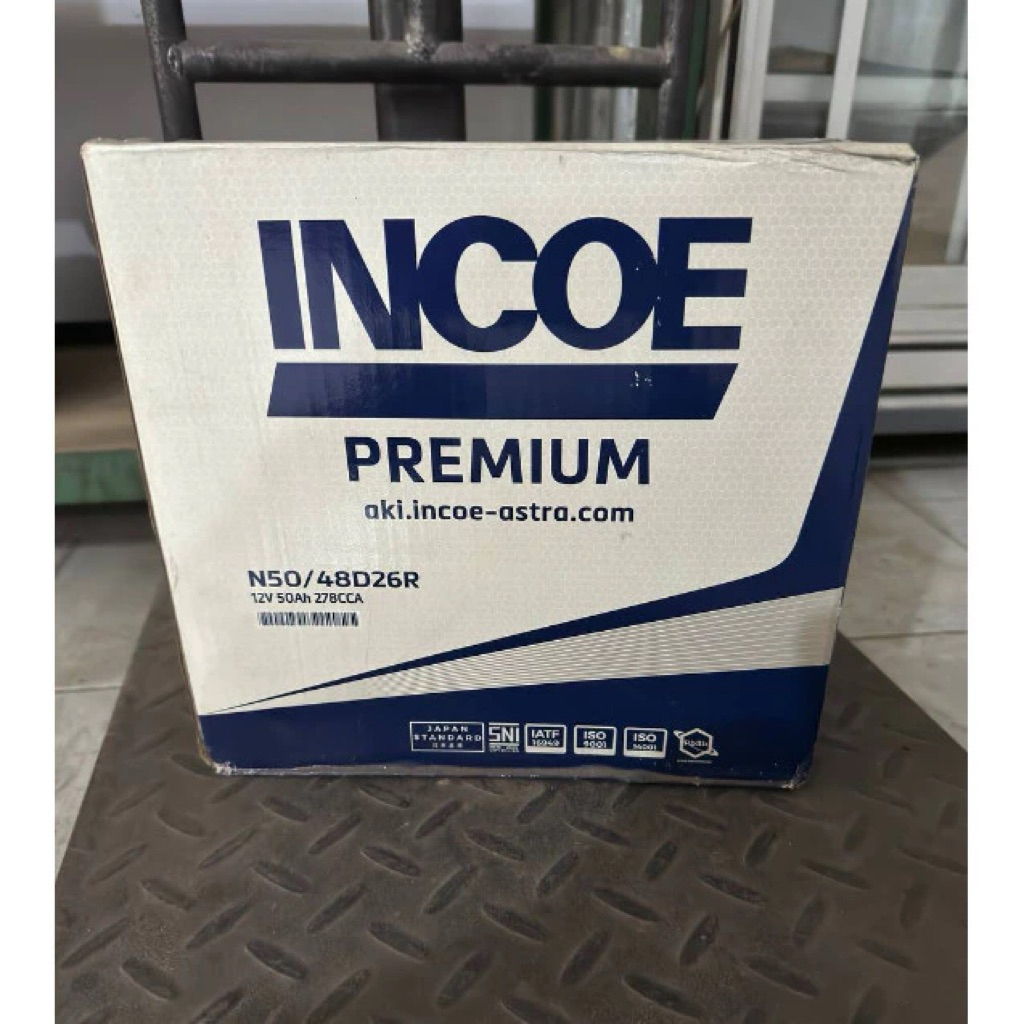 AKI INCOE PREMIUM N50 AKI MOBIL 100% Original