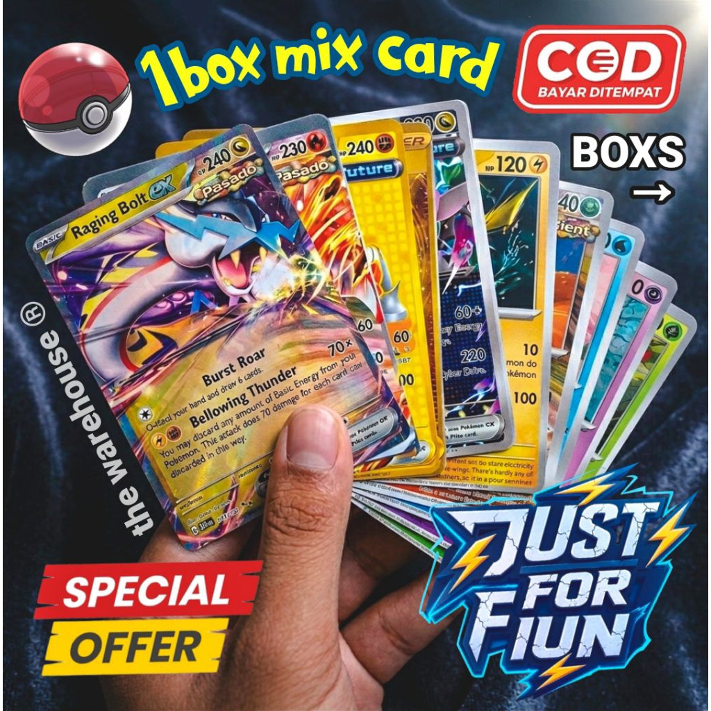 mainan kartu pokemon/kartu/kartu pokemon/pokemon card/hadiah/kado/hiasan/mainan anak/kids toys/perma