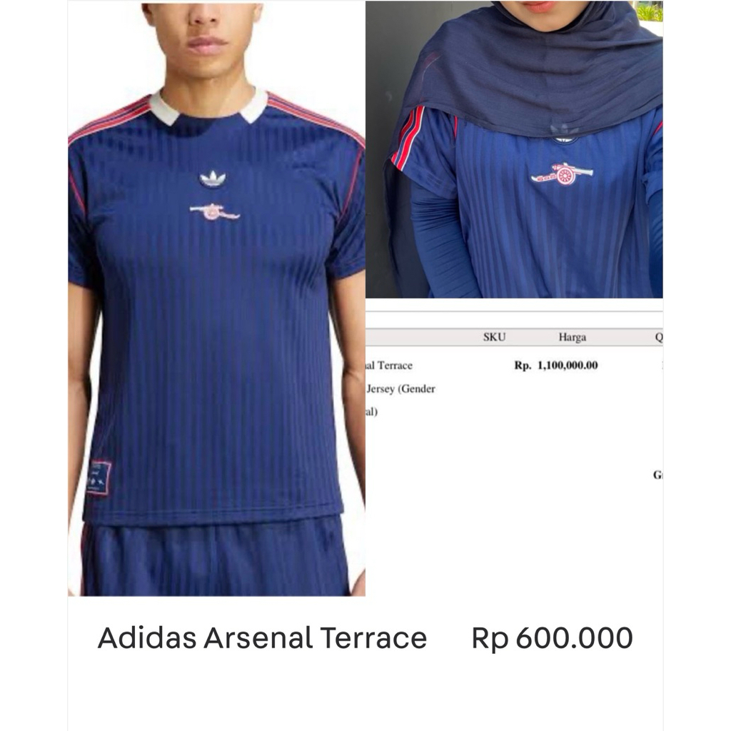 Preloved Adidas Arsenal Terrace