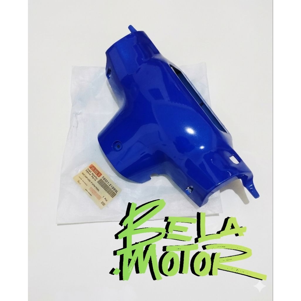 COVER BATOK BELAKANG SATRIA 2TAK LUMBA 2 TAK BIRU KENNY