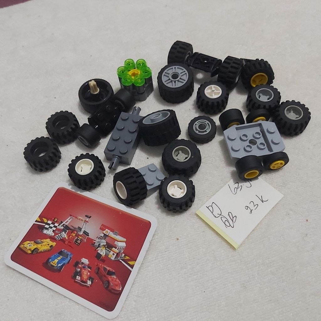 perpaket hemat part lego asli random ban buat tambahan merakit dapat seperti di foto