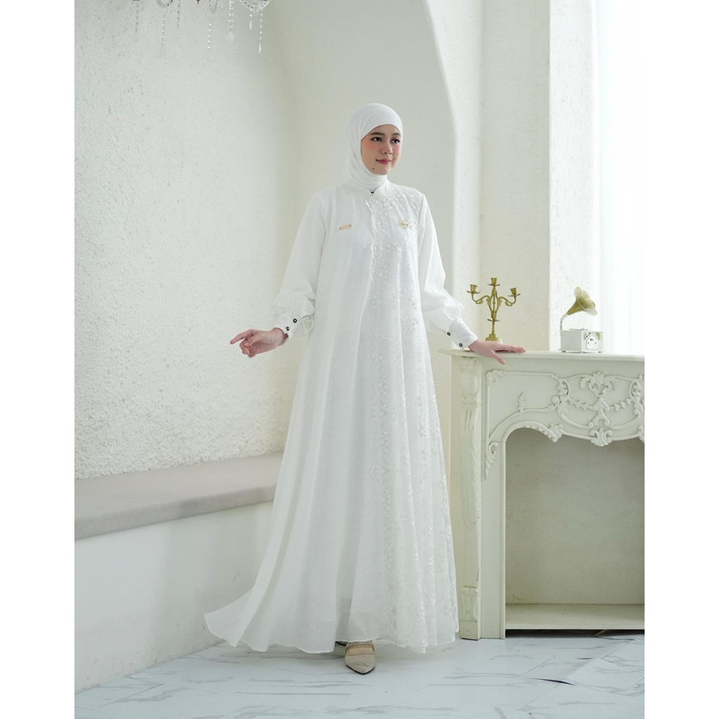 Jema  by FENTA HOUSE Original Branded Premium Edisi putih  Hitam Umrah  / Butik Aceh Setia Budi
