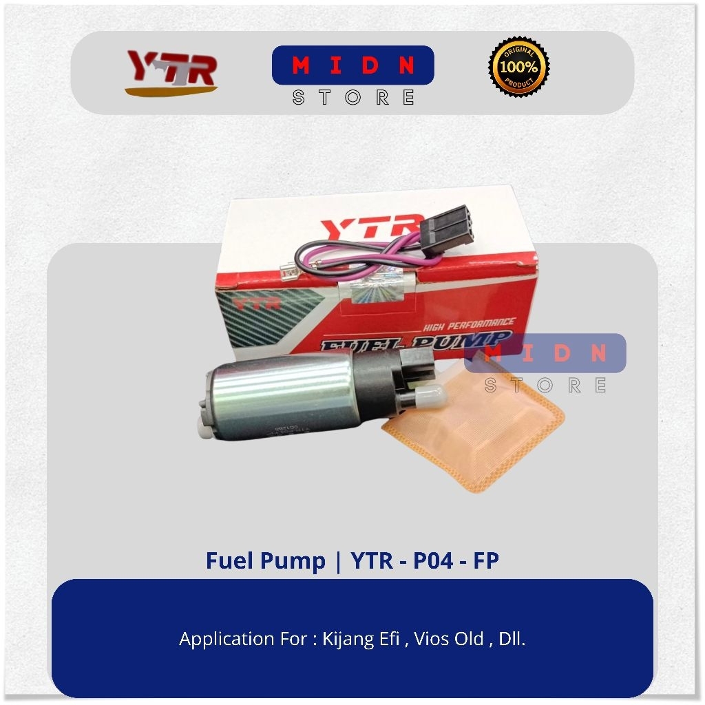 Fuel Pump | Kijang Efi | Vios Old | YTR - P04 - FP | Pin Kecil | Original ( YTR )