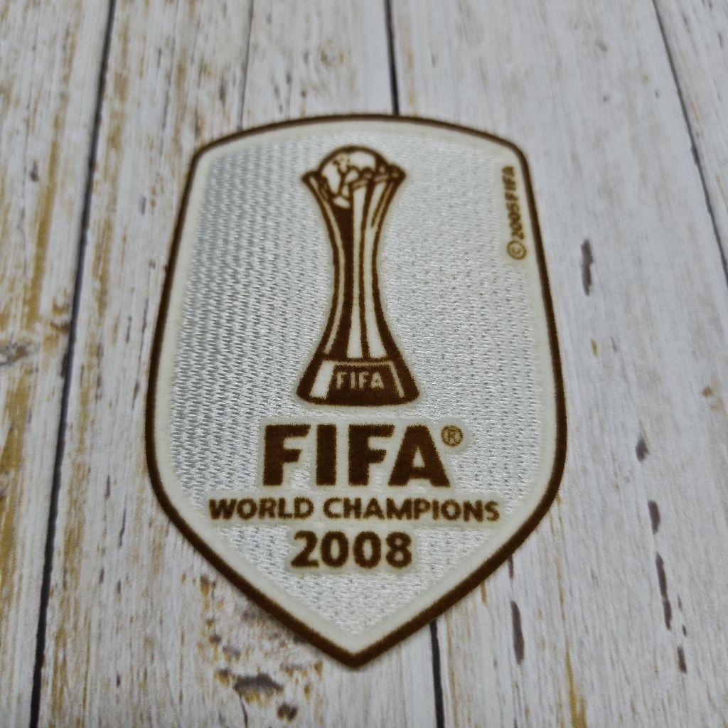Patch Badge WCC 2008 Putih Retro Velvet
