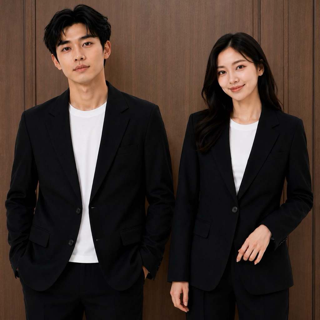 [ BACA DESKRIPSI ] blazer hitam furing / blazer acara formal / blazer kerja hitam / blazer sidang sk