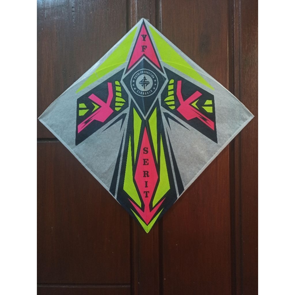 layangan sukhoi PREMIUM/TOURNAMENT sayap fiber full lilit JOSS JISS kertas 3 warna (paket isi 20 pcs