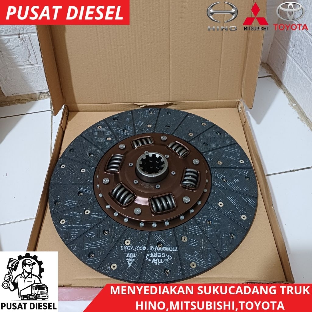 PLAT KOPLING KAMPAS KOPLING N30100-25572D /N30100-Z25572D 15 IN UD NISSAN CWA260 PKC260 CDA260