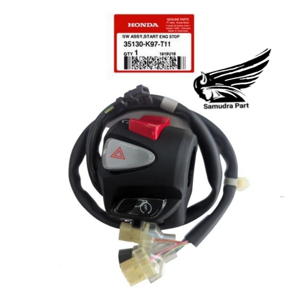 Holder kanan PCX 150 Tombol stater PCX 150 original 35130K97T11