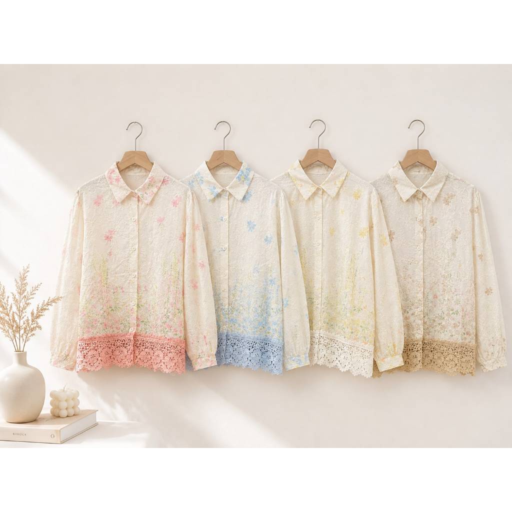Blouse Wanita Rayon Viscose All Size Soraya Blouse