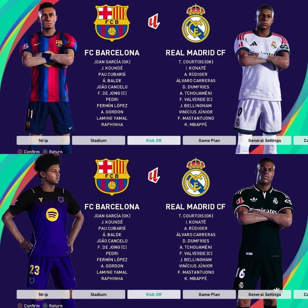 Patch PS4 PS5 PES 2021 MUSIM TERBARU OPTION FILE