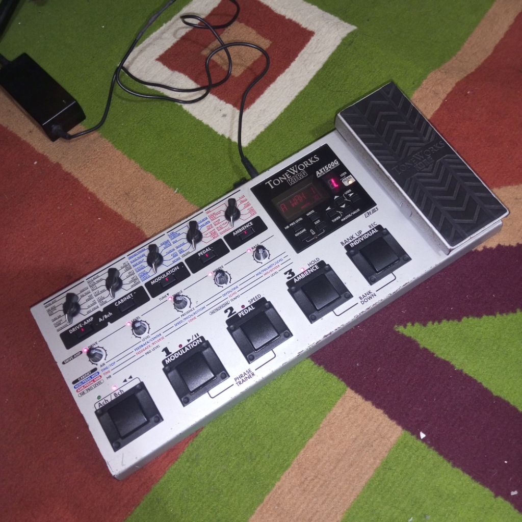 efek gitar korg ax1500  original