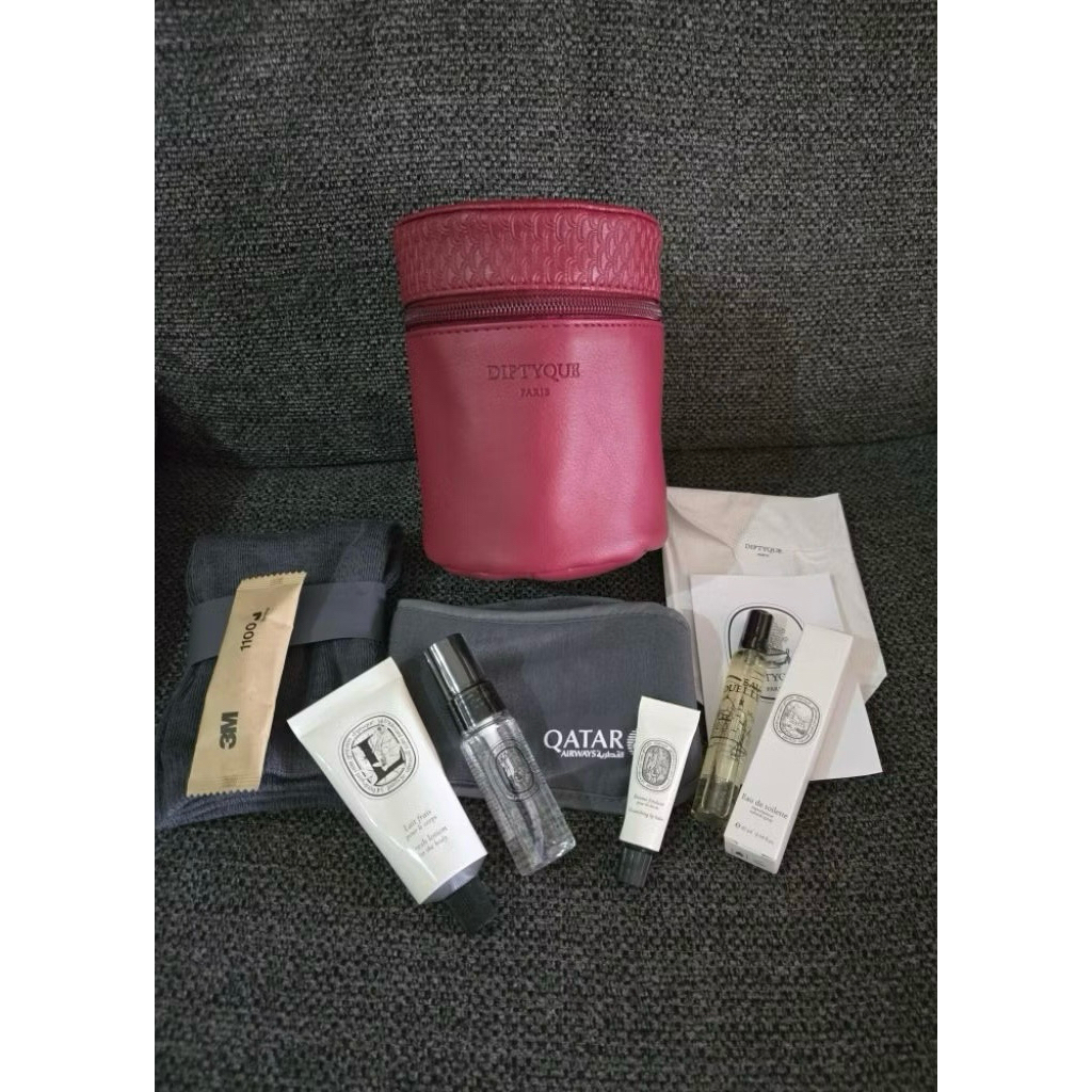 Diptyque Amenities Red Pouch Travel Set