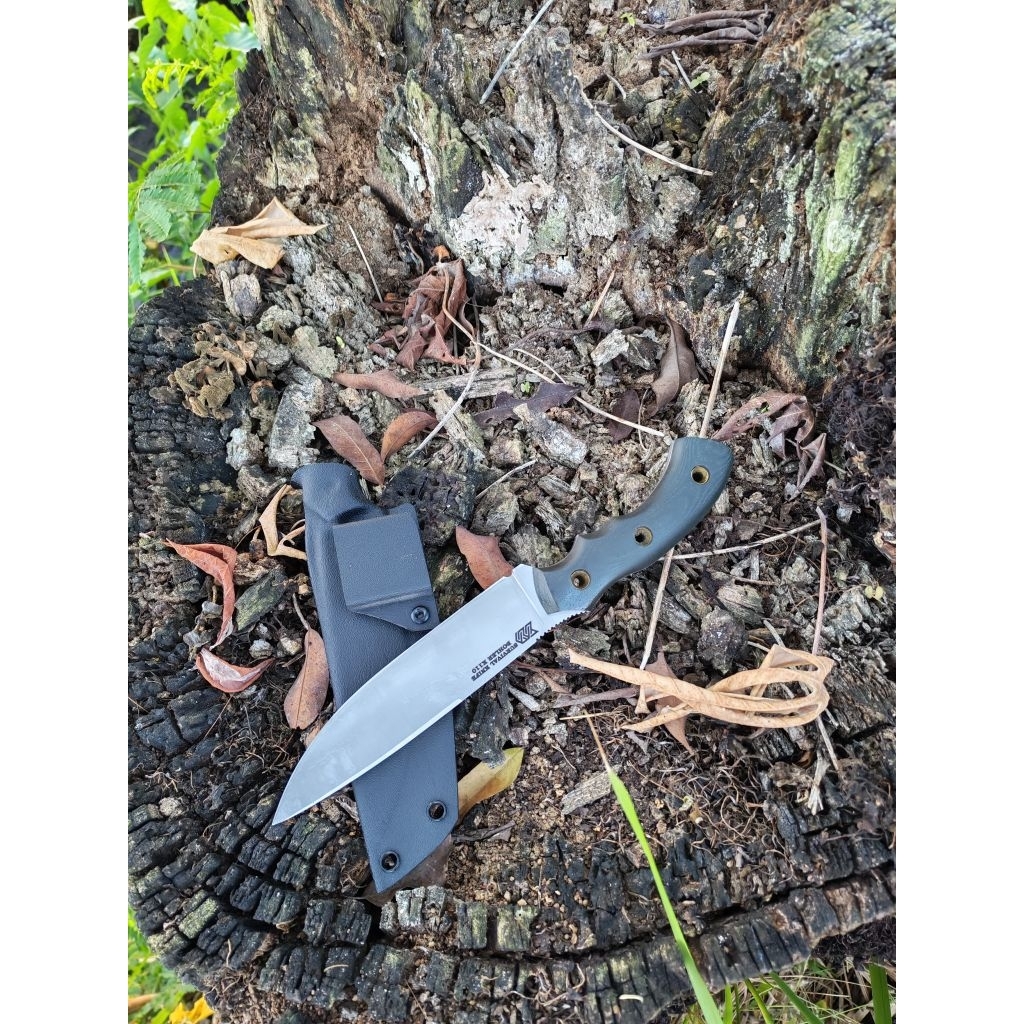 Pisau Outdoor Survival Camping Bohler K110 Sheath Kydex