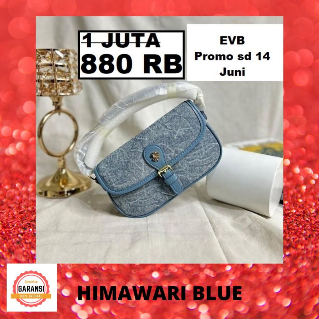 Tas selempang sling bag EVB wanita seri HIMAWARI sale original store