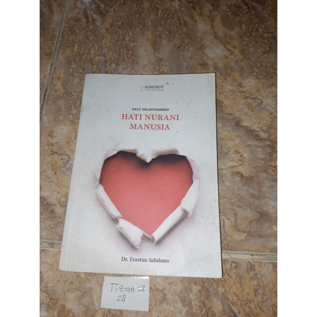 Buku Hati nurani manusia - Dr Erastus