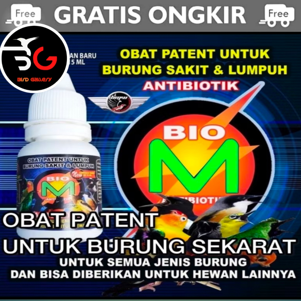 VITAMIN  BIO M VITAMIN BURUNG SAKIT DAN LUMPUH BMW