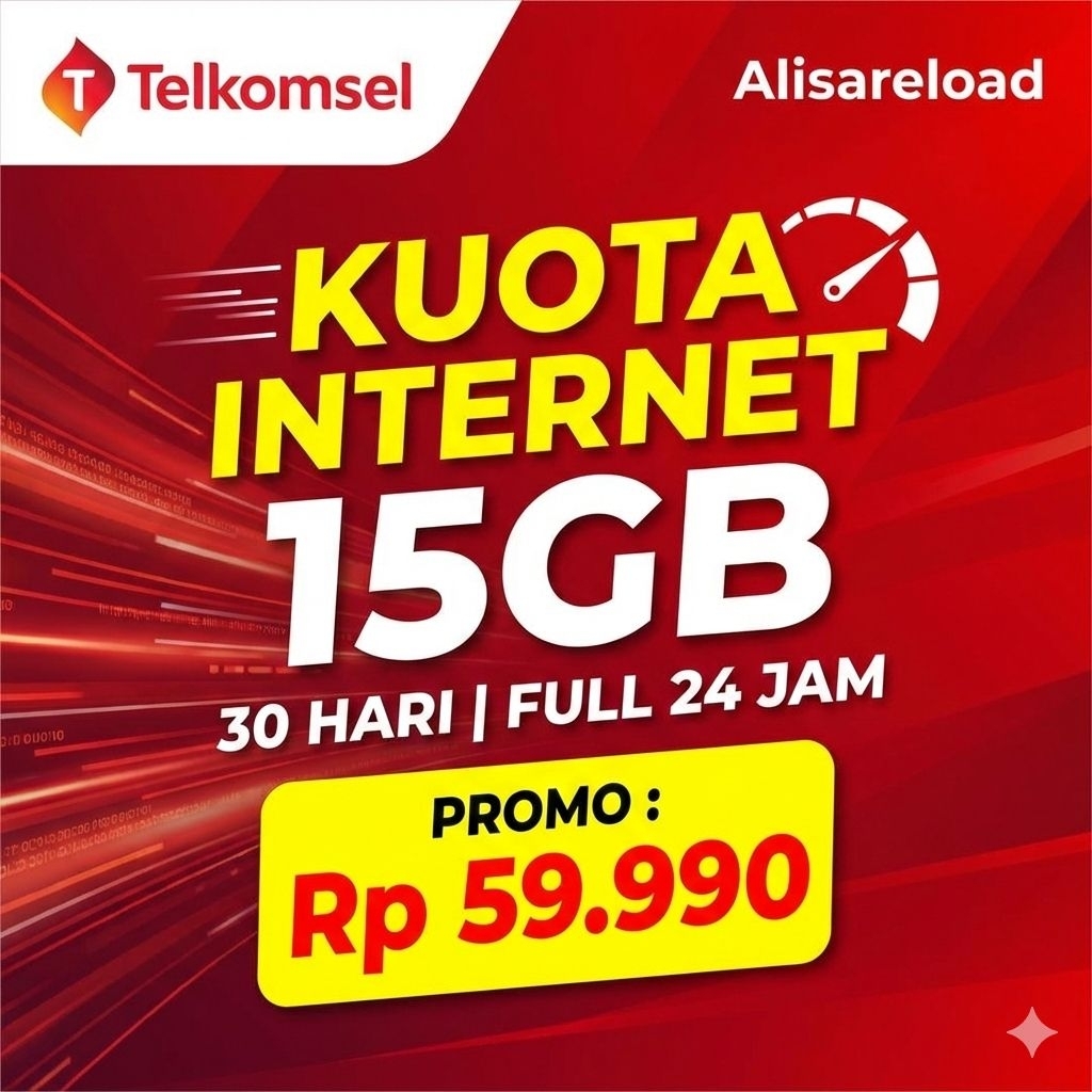 PAKET DATA TELKOMSEL FLASH 30 HARI KUOTA INTERNET