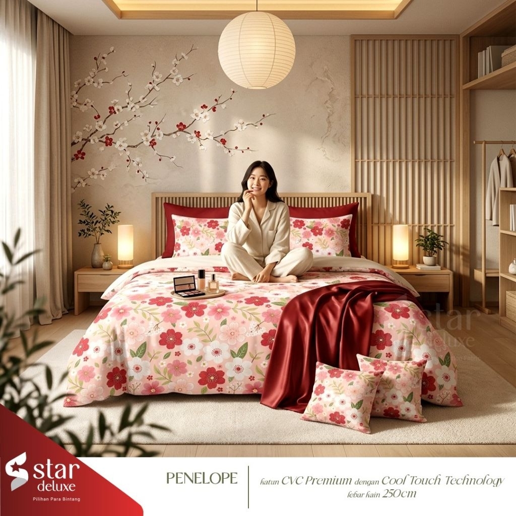 Bahan Kain Sprei Star - Penelope