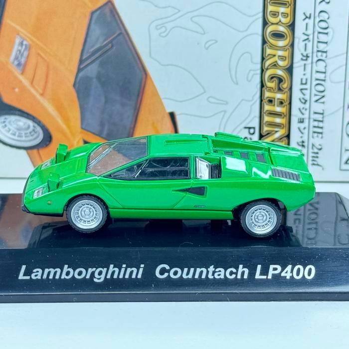 CM's CMS 1:64 Lamborghini Countach LP400 Hijau Diecast Skala 64