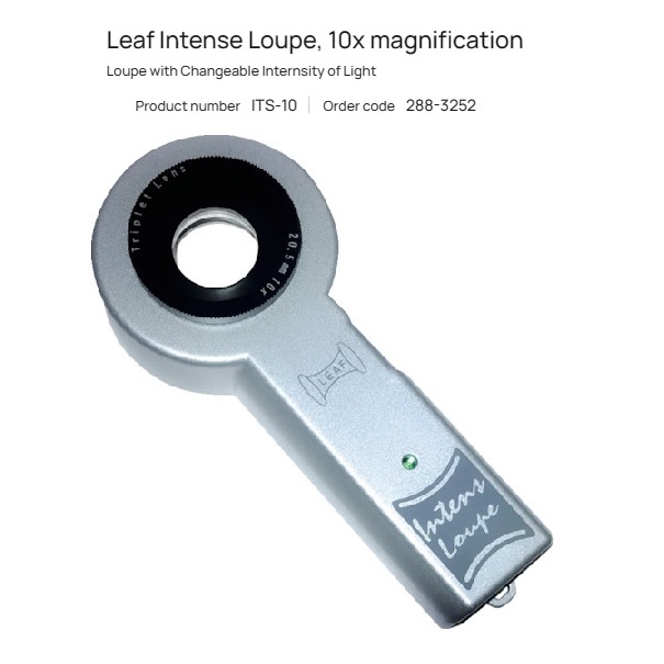 Leaf Intense Loupe, 10x Magnification ITS-10