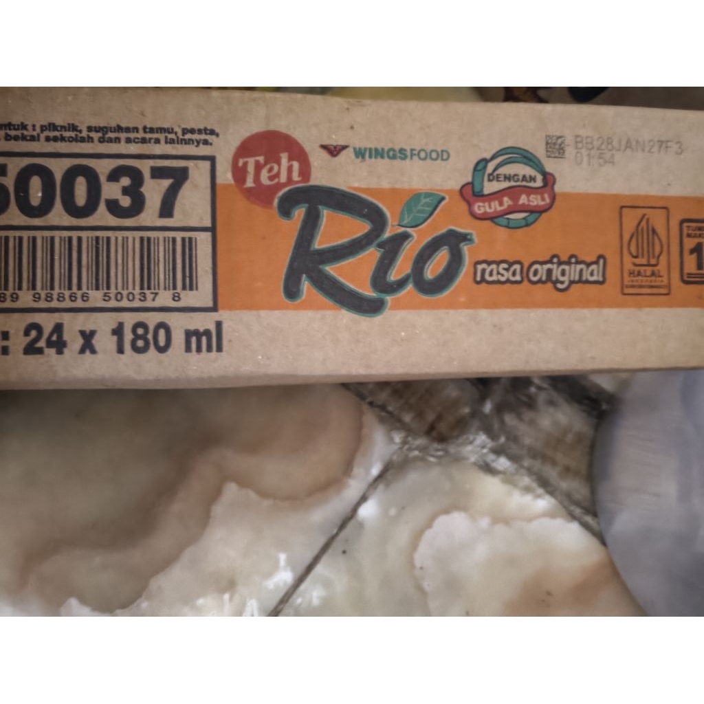 Teh Rio Original Satu Kardus Isi 24Pcs