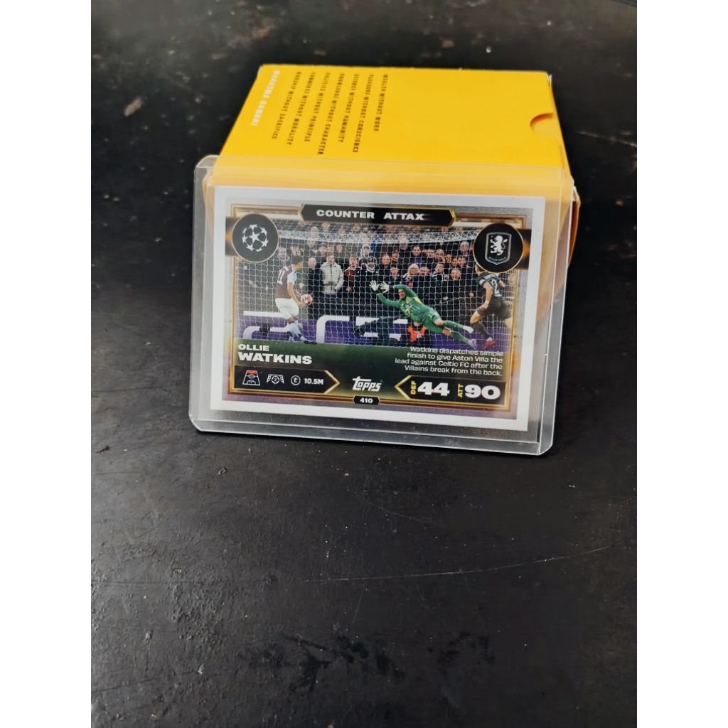 Topps Match Attax Champions League 2025/2026 Ollie Watkins Counter Attax
