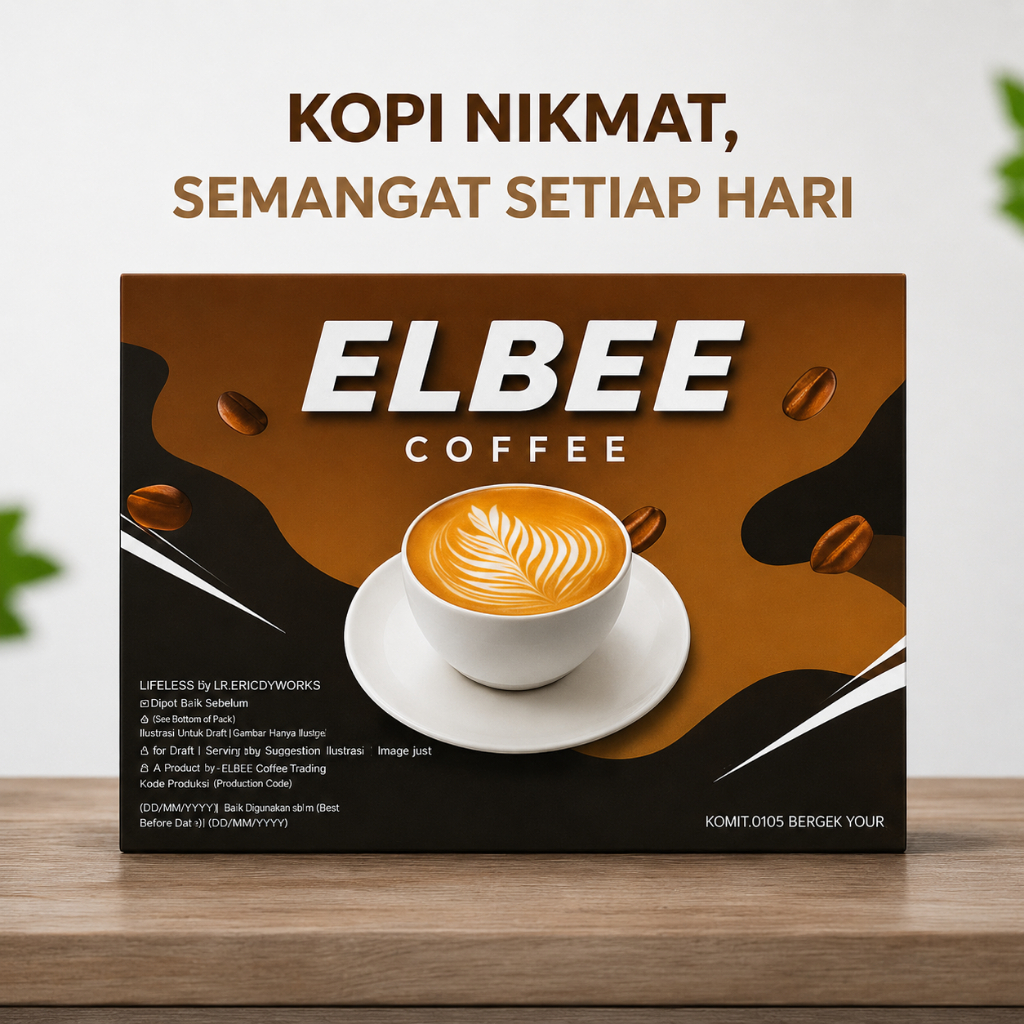 ELBEE Coffee Kopi Instan Sachet Premium Isi 10 Sachet Original