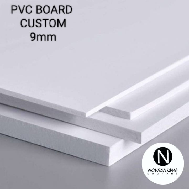 PVC Board/ PVC Foam Board 9mm Custom Harga /cm2. Custom PVC 9mm