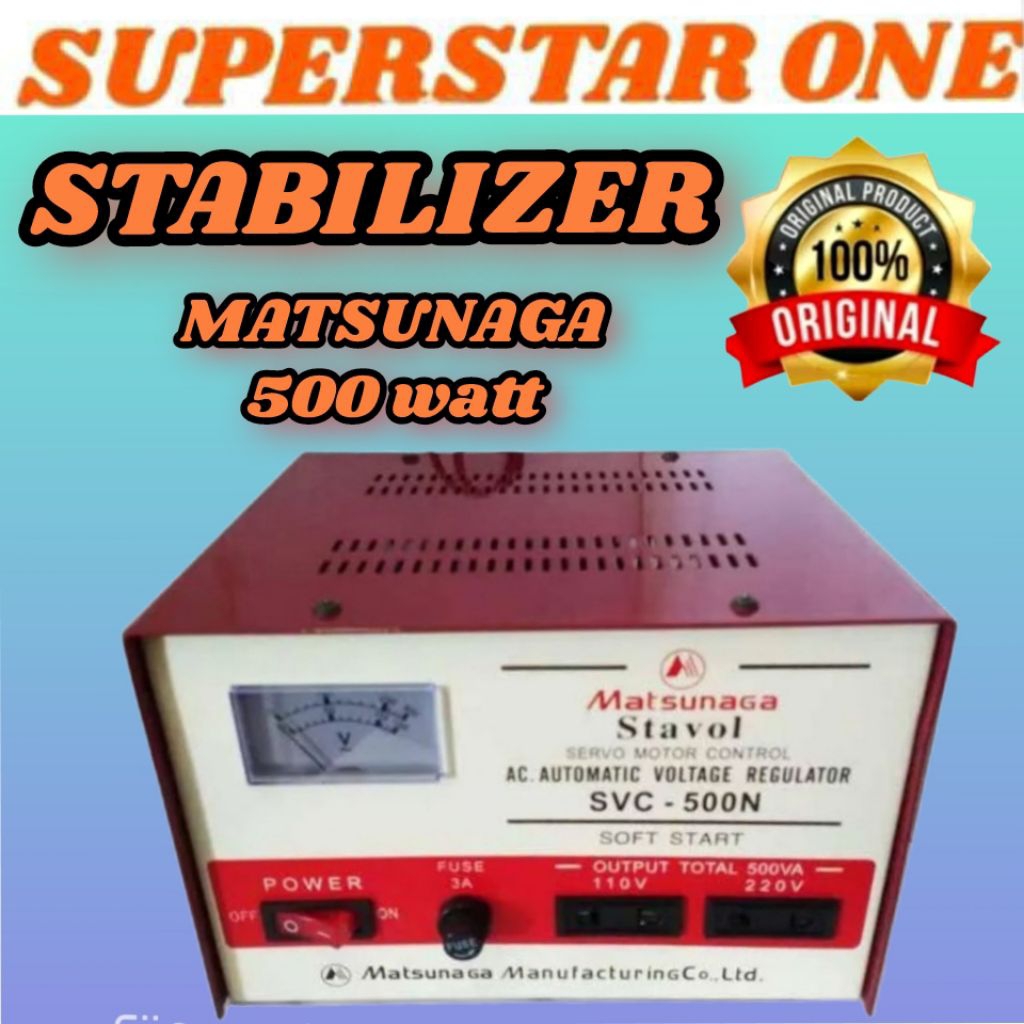 stavol 500 watt matsunaga/stabilizer 500 watt matsunaga