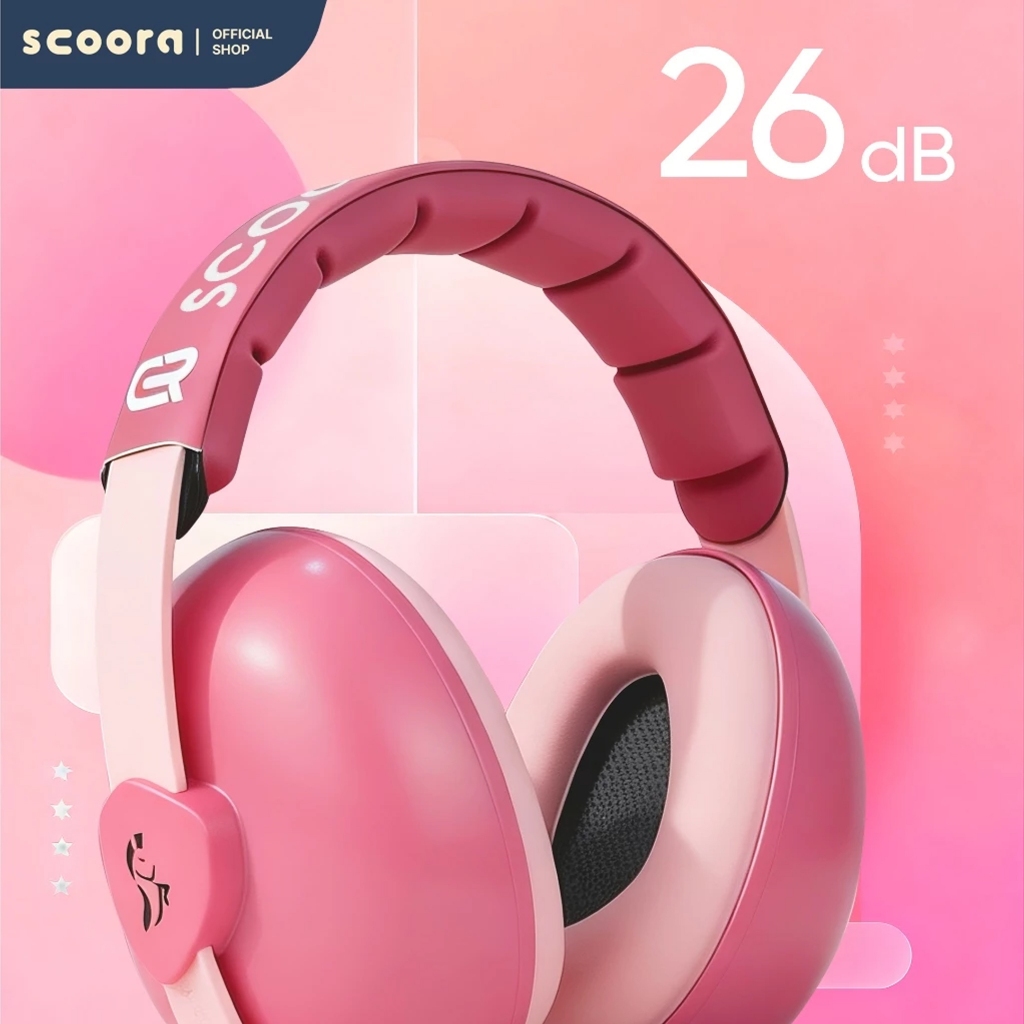 SCOORA Cronos Baby Earmuff - Pink ASOKA