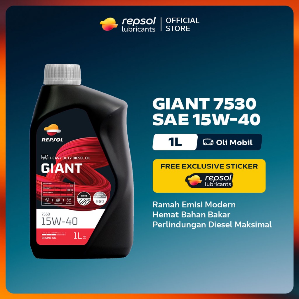 OLI MOBIL DIESEL REPSOL GIANT 7530 SAE 15W-40 (1 L)
