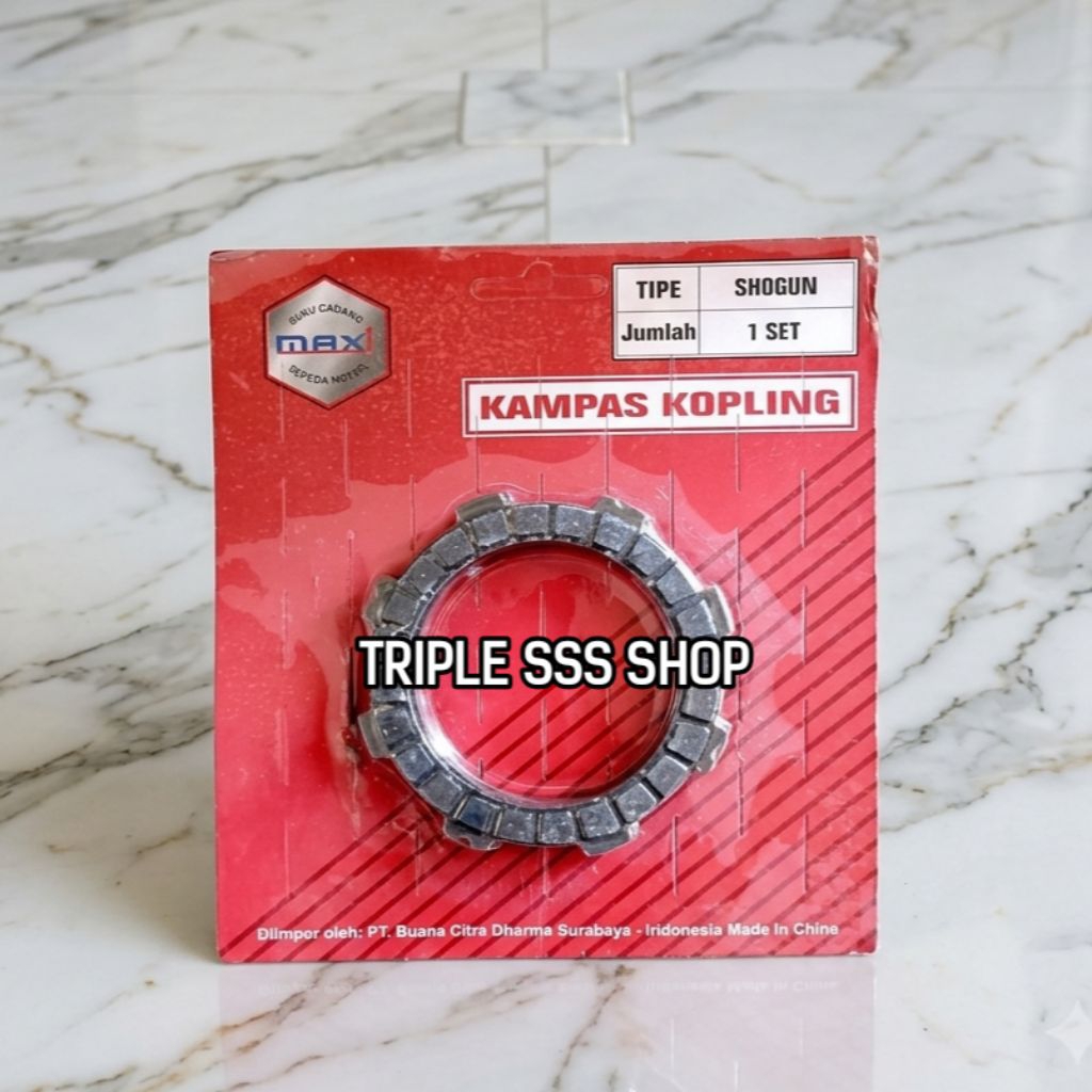KAMPAS KOPLING SET MAX1 SUZUKI SHOGUN 110 NEW / SHOGUN LAMA 110