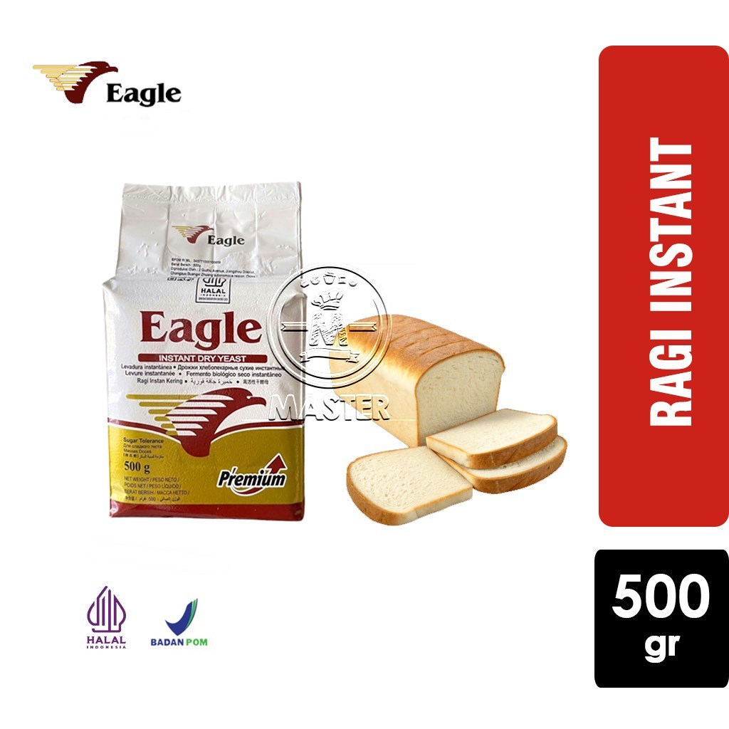 Eagle Ragi Instant Kering Premium / Instant Dry Yeast Premium [500gr]
