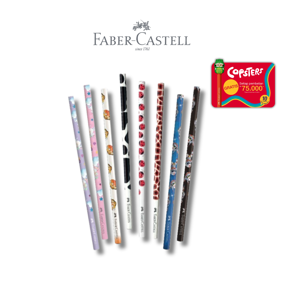 Faber-Castell Pensil Menulis Pencil Motif