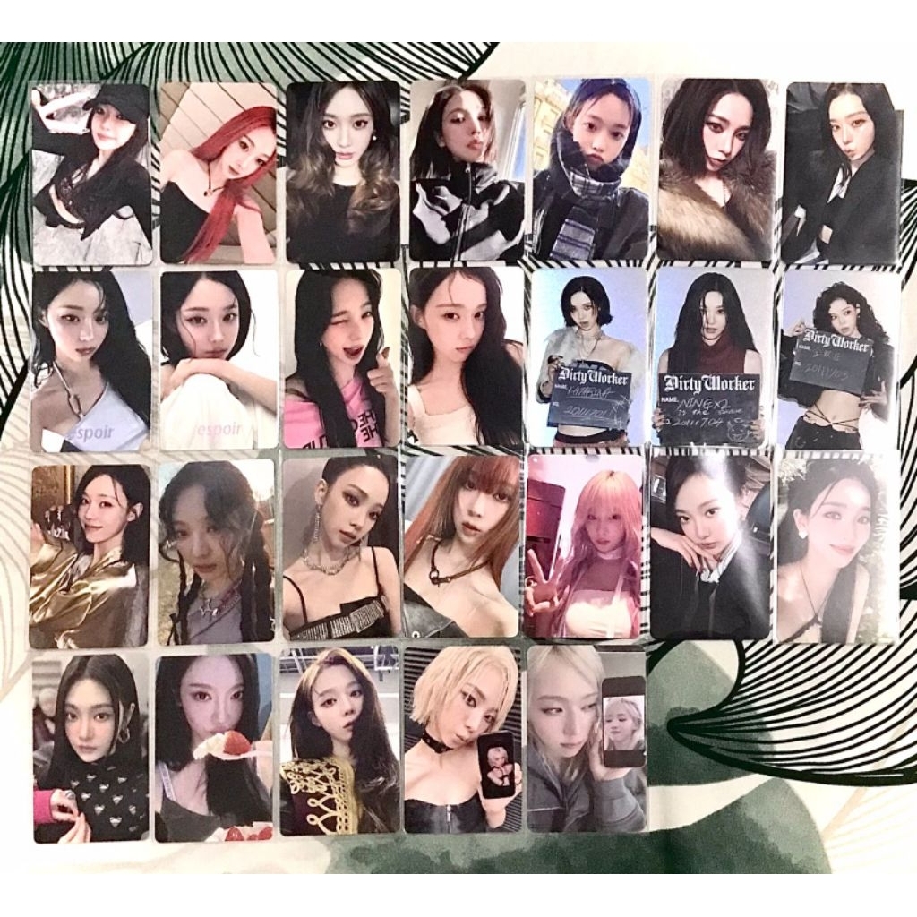 [READY STOCK] PC AESPA KARINA GISELLE WINTER NINGNING PHOTOCARD ESPOIR RICH MAN SG26 SMCU PALACE WHI
